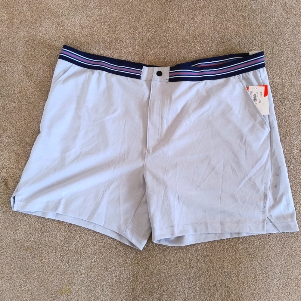 White Sports Illustrated athletic sport workout shorts mens size 4XL